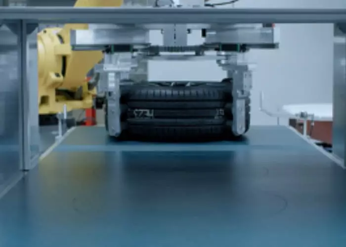 Matheus Industrie Automation Reifenmontage Abtransport